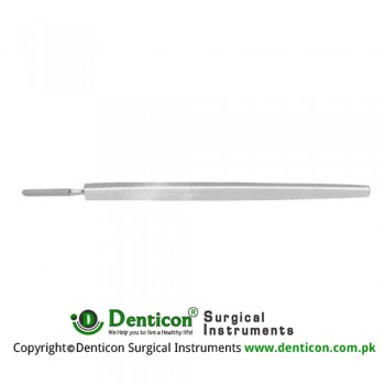 Tooke Corneal Knife Straight - Blade With Curved Cutting Edge Stainless Steel, 11 cm - 4 1/4"